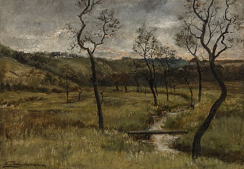 A Quiet Valley at Roztoky, 1882, Zdenka Braunerová