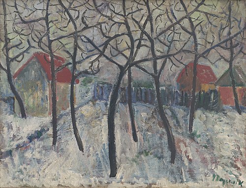 Trees in a Garden, 1923, Cyprian Majerník