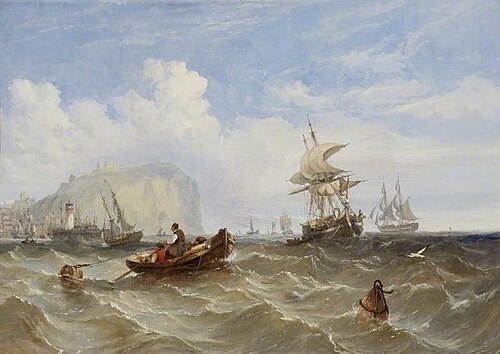 Pilot Boats off Dover, 1840, William Adolphus Knell