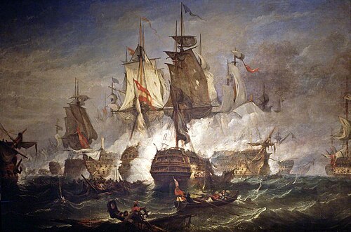 Battle off Cape St Vincent, 1797, 1846, William Adolphus Knell