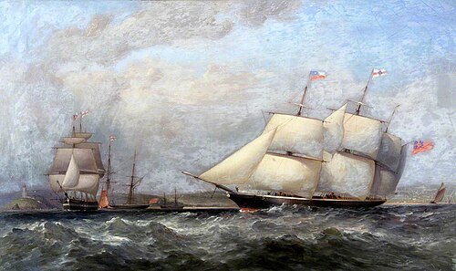 Shipping off Oystermouth, , William Adolphus Knell