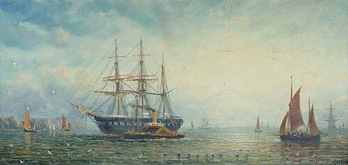 HMS 'Victory', , William Adolphus Knell