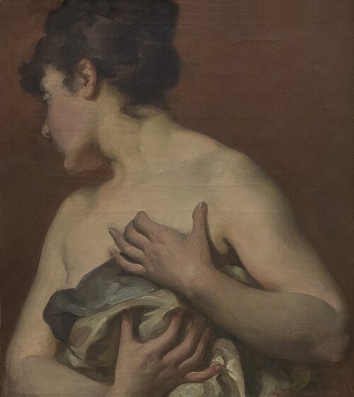 Etude de nu, 1878, Édouard Agneessens