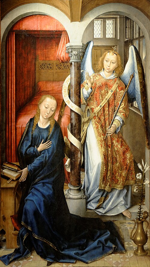 L'Annonciation, 1470, Vrancke van der Stockt