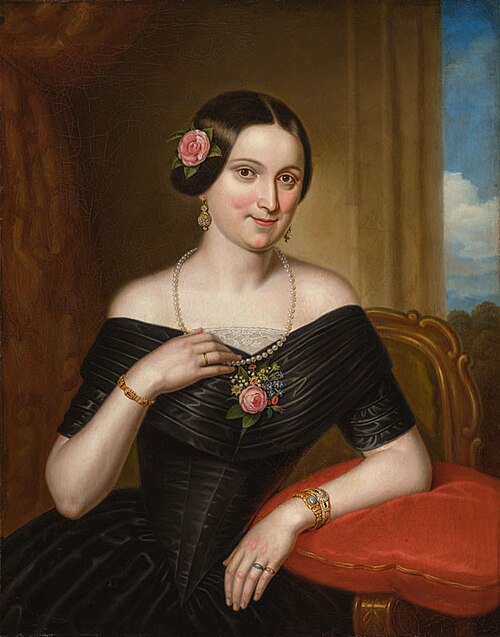 Portrait of a Lady, 1850, Václav Mánes