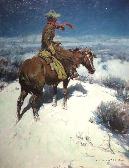 The Lonely Vigil, 1913, W. Herbert Dunton