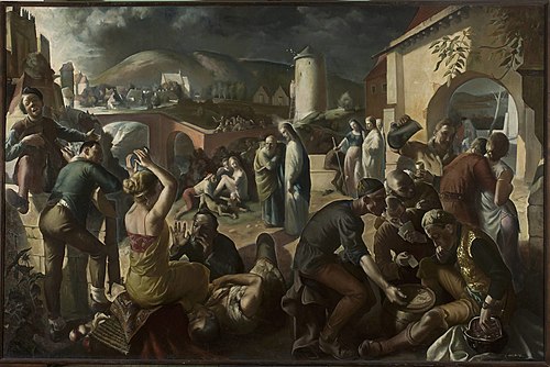 Christ dans la ville., 1925, Jan Wydra