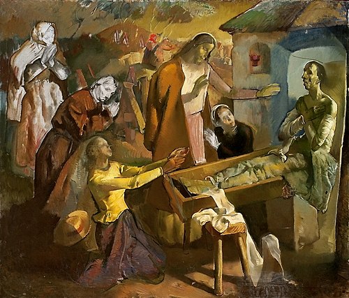 La Résurrection de Lazare., 1930, Jan Wydra