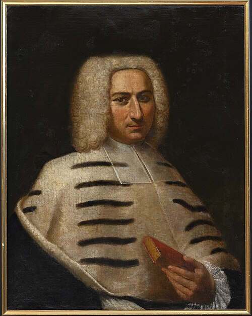 Portrait of an unknown canon, 1731, Jean Baptiste Pierre Coclers