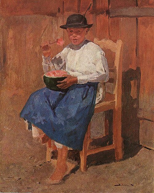 Young Peasant (Melon-eater), , Sándor Bihari
