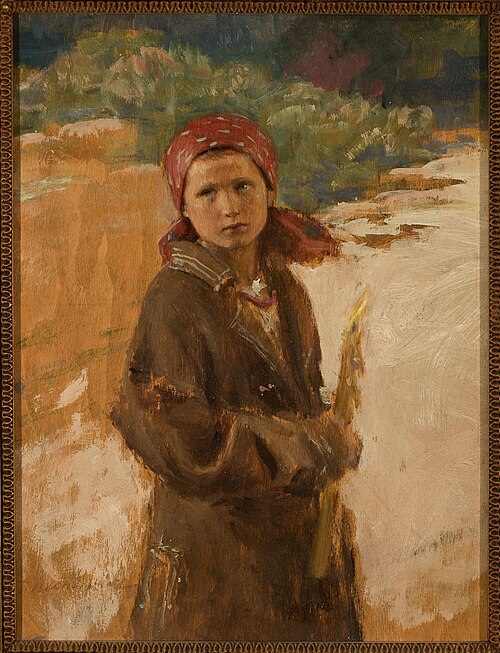 For the Candlemas, 1898, Teodor Axentowicz
