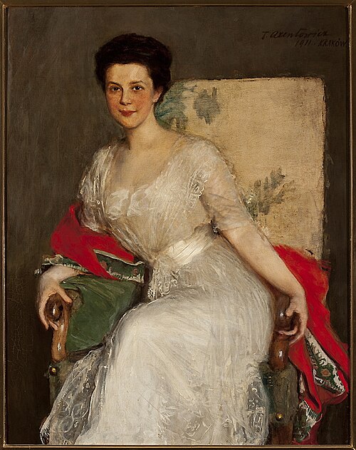 Portrait of Zofia Brzeska, 1911, Teodor Axentowicz