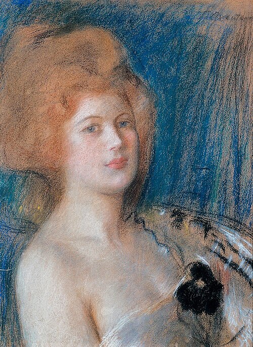 Red Hair Woman (Bronisława Rudlicka-Sichulska), 1938, Teodor Axentowicz