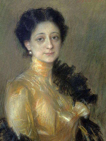 Portret Żanety Poznańskiej, 1905, Teodor Axentowicz