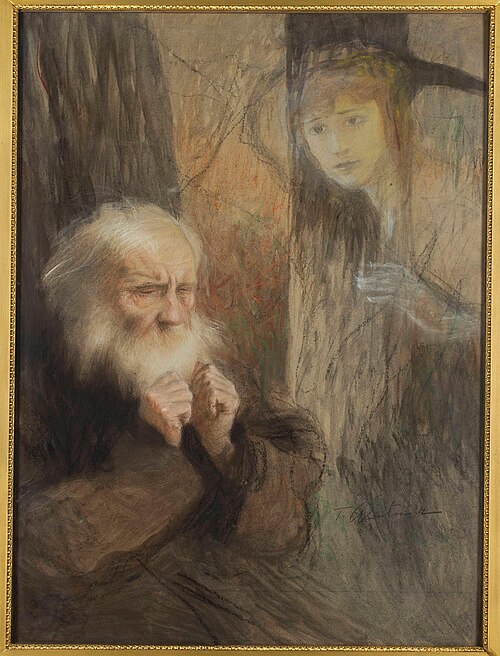 Wizja – wspomnienie, 1900, Teodor Axentowicz