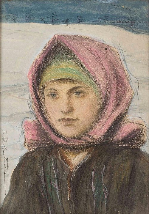 Góralka, 1890, Teodor Axentowicz