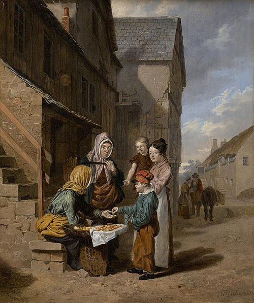 The Fruit Seller, 1824, Walter Geikie