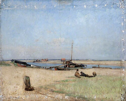 Estuary at Walberswick, 1884, Walter Frederick Osborne