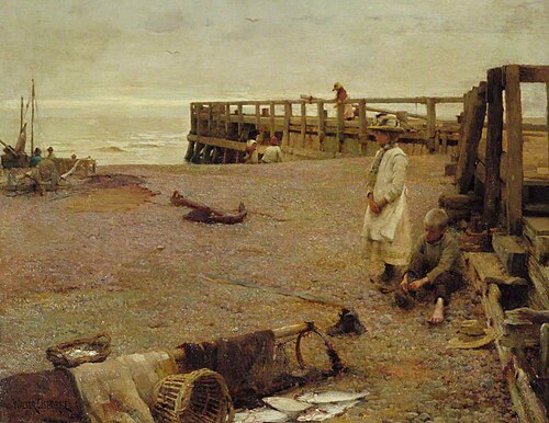 An October Morning, 1885, Walter Frederick Osborne