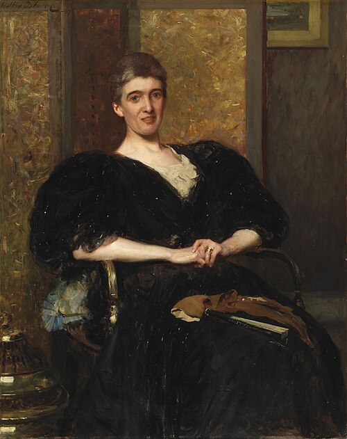 Portrait of Lady Armstrong (née Ferrard), 1897, Walter Frederick Osborne