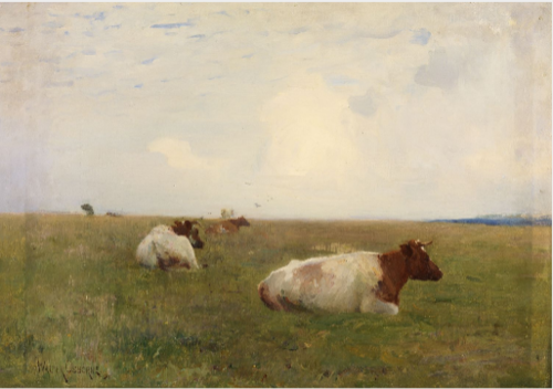 A Landscape with Cattle, 1892, Walter Frederick Osborne