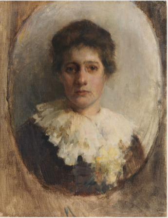 Portrait of Violet Osborne (1866-1893), Artist's Sister, 1885, Walter Frederick Osborne