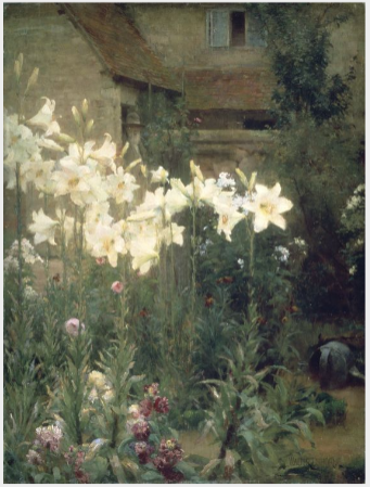 A Cottage Garden, 1888, Walter Frederick Osborne