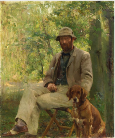 Portrait of J.B.S. MacIlwaine (1857-1945), Artist and Inventor, 1892, Walter Frederick Osborne