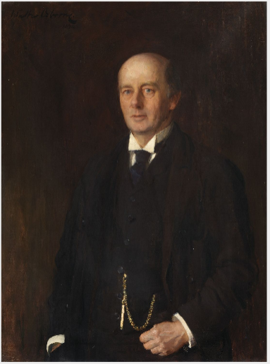 Portrait of Gerald Fitzgibbon, Lord Justice of Appeal (1837-1909), 1894, Walter Frederick Osborne