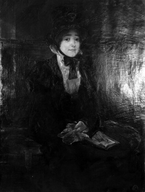 In Church, 1898, Walter Shirlaw