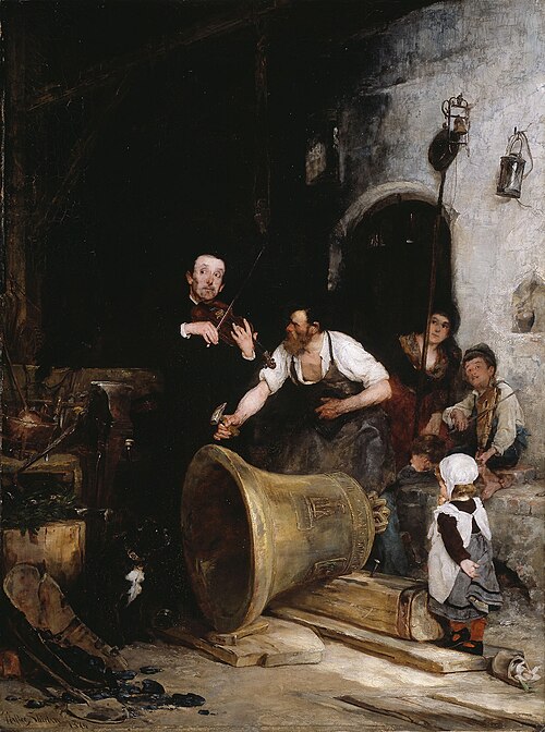 Toning the Bell, 1874, Walter Shirlaw