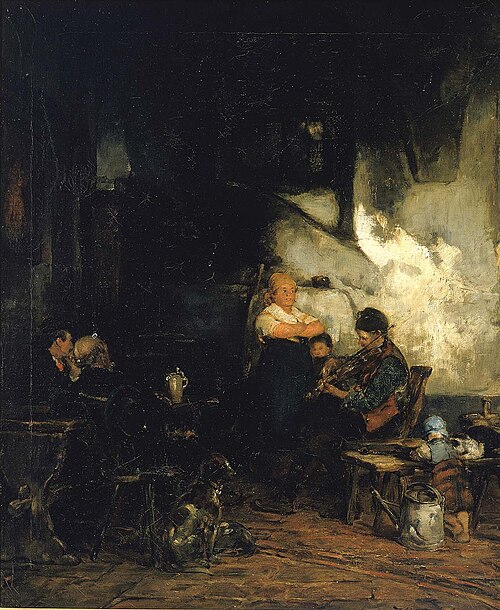 The Inn, Germany, 1873, Walter Shirlaw