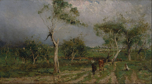 The storm, 1896, Walter Withers