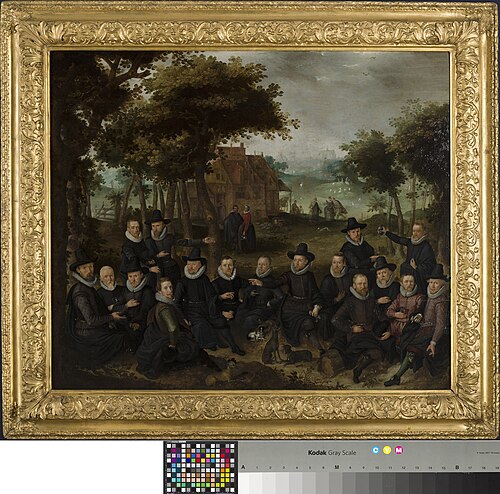 Officers of the Oude Schutterij in Alkmaar, 1613, Claes Jacobsz. van der Heck
