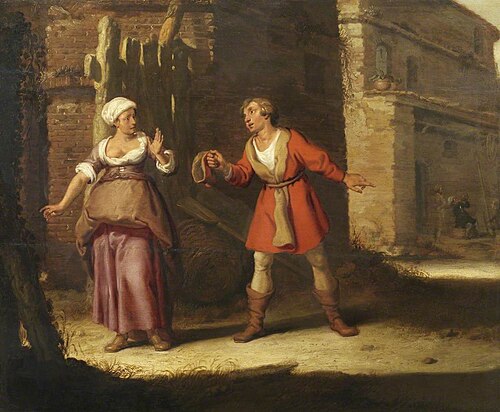 Abigail and Nabal, 1631, Lambert Jacobsz