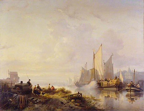 River Scene, 1838, Wijnand Nuijen