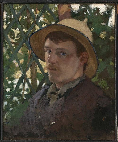 Self-Portrait at Montigny, 1876, Will Hicok Low
