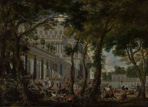 Ulysse au palais de Circé, 1667, Wilhelm Van Ehrenberg