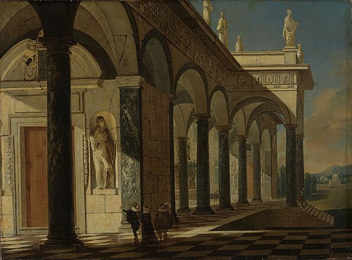 Architectural Scene, 1664, Wilhelm Schubert van Ehrenberg