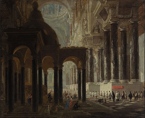 Interior of a Church, 1664, Wilhelm Schubert van Ehrenberg