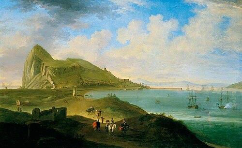 Gibraltar, 1721, Willem van der Hagen