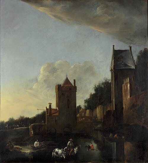 Wittevrouwenpoort Gate at Utrecht, 1650, Willem van Drielenburg