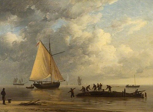 View at the Mouth of the Thames, 1808, William Anderson