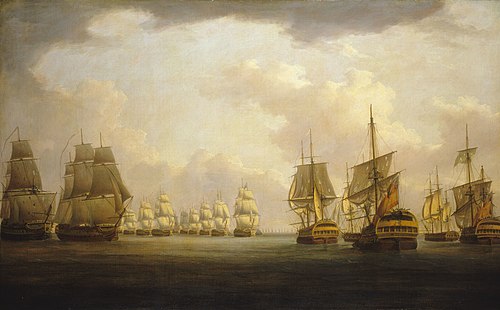 Admiral Sir Robert Calder's action off Cape Finisterre, 23 July 1805, 1805, William Anderson