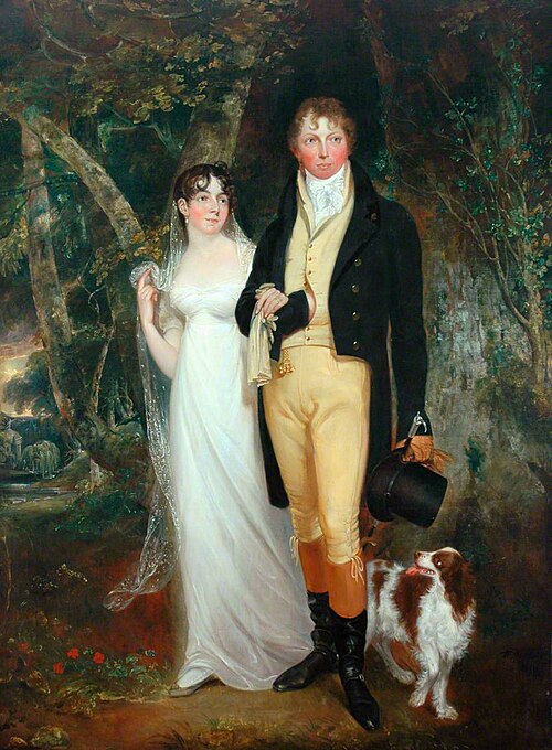 Captain and Mrs Edmund Burnham Pateshall, 1810, William Armfield Hobday