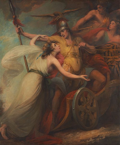 'The Triumph of Mercy,' from Collins' 'Ode To Mercy', 1789, William Artaud