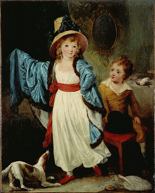 Les Enfants déguisés, dit Les Atours, 1790, William Artaud
