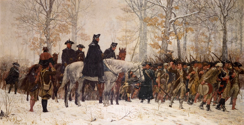 March to Valley Forge, 1883, William B. T. Trego