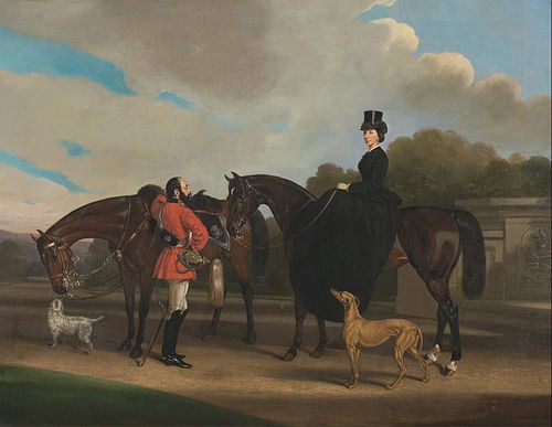 Lord and Lady Twemlow, 1840, William Barraud