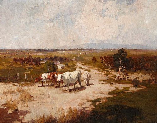 The grey road, 1918, William Beckwith McInnes